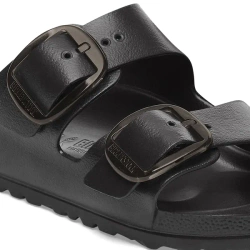 BIRKENSTOCK Arizona Big Buckle EVA Black Damen Pantoletten