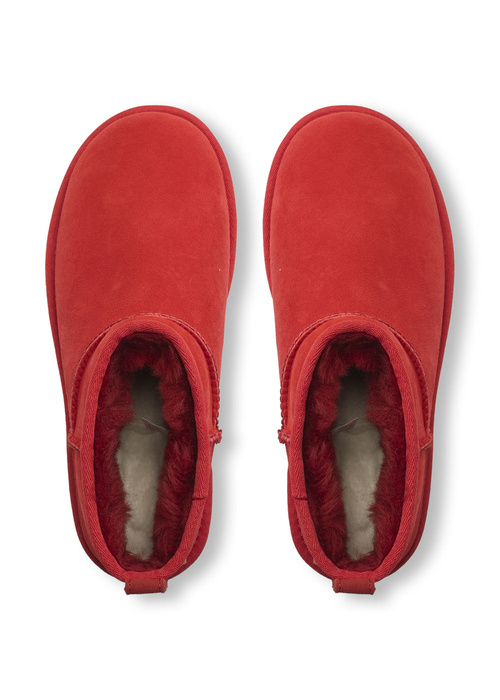 Herren Winterschuhe Rot UGG W Classic Ultra Mini