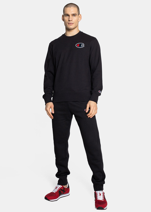 Champion Satin C Logo Cotton Terry Sweatshirt (214189-KK001)