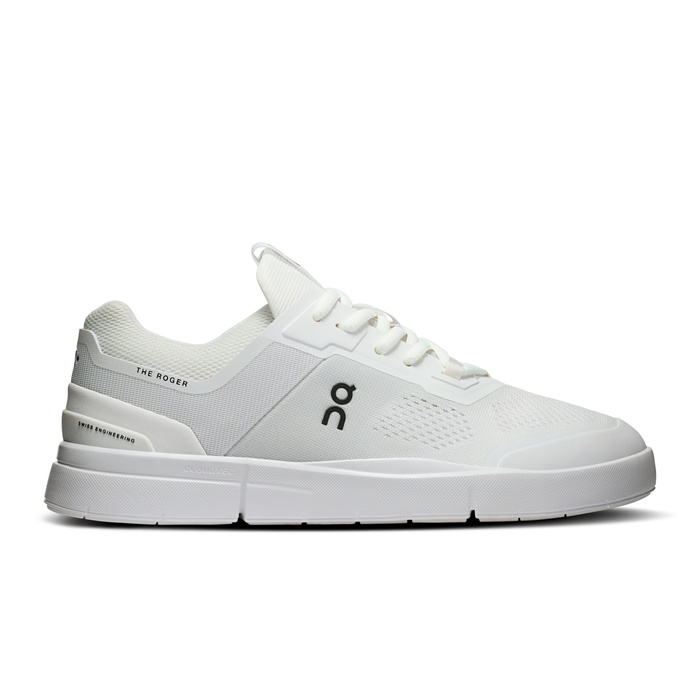ON THE ROGER Spin White | Black Damen Sneaker