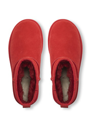 Herren Winterschuhe Rot UGG W Classic Ultra Mini