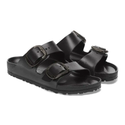 BIRKENSTOCK Arizona Big Buckle EVA Black Damen Pantoletten