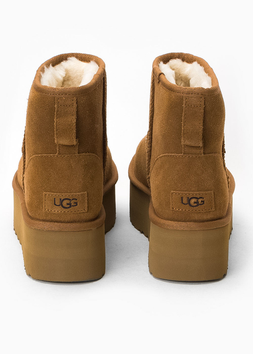 UGG W CLASSIC MINI PLATFORM Damen Schneestiefel braun