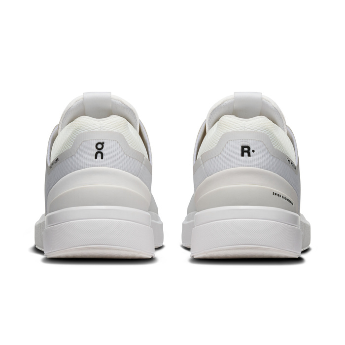 ON THE ROGER Spin White | Black Damen Sneaker