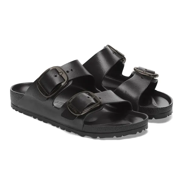 BIRKENSTOCK Arizona Big Buckle EVA Black Damen Pantoletten