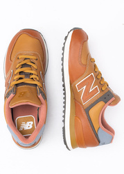 New Balance ML574OMA Herren Sneaker braun