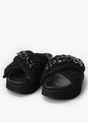 INUIKII WOVEN STONES PLATFORM Damen Pantoletten