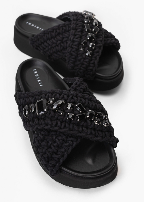 INUIKII WOVEN STONES PLATFORM Damen Pantoletten