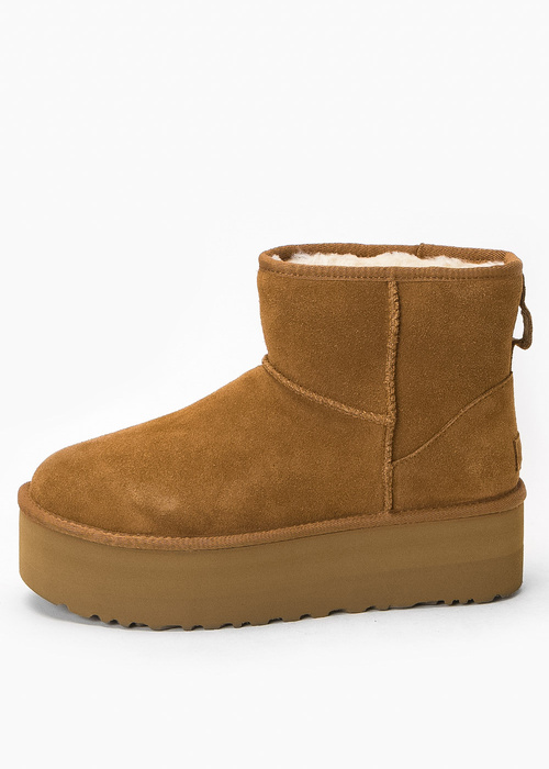 UGG W CLASSIC MINI PLATFORM Damen Schneestiefel braun