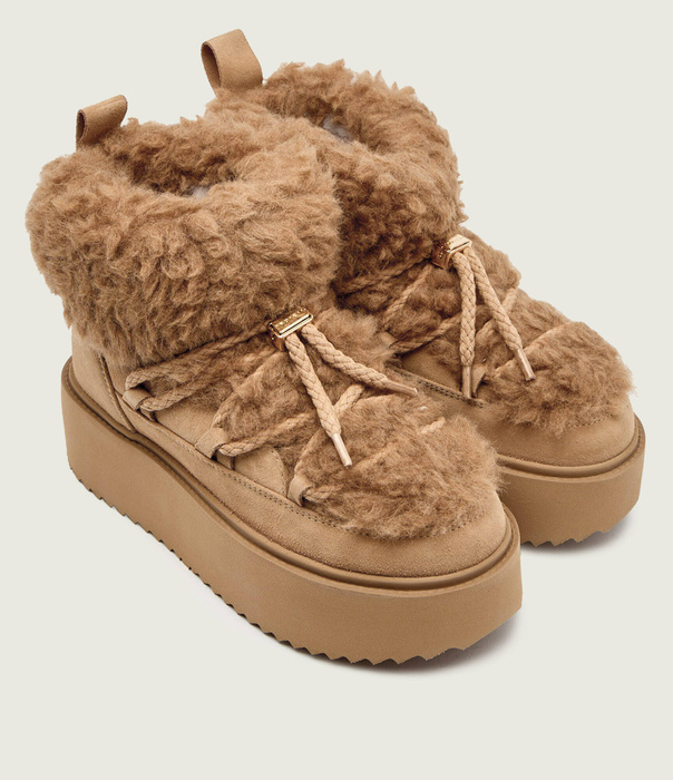 INUIKII TEDDY PLATFORM Damen Schneestiefel