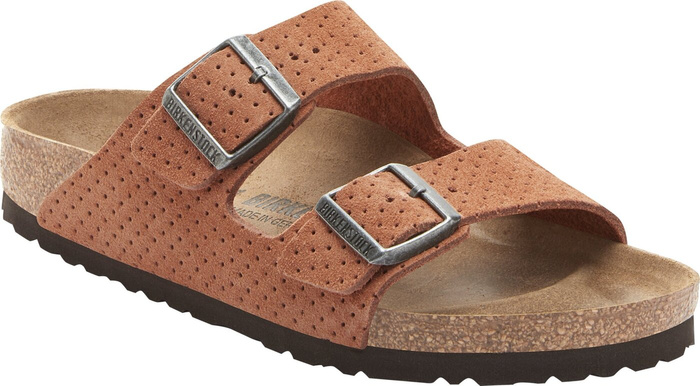 BIRKENSTOCK ARIZONA LEVE DOTTED BURNT Herren Pantoletten orange