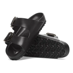 BIRKENSTOCK Arizona Big Buckle EVA Black Damen Pantoletten