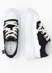 INUIKII MATILDA CANVAS LOW 23 Damen Sneaker schwarz